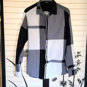 Jack & Jones black and white shirt